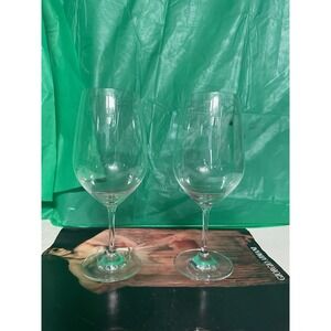 Set of 2 Schott Zwiesel Crystal Wine Glasses 10" Germany